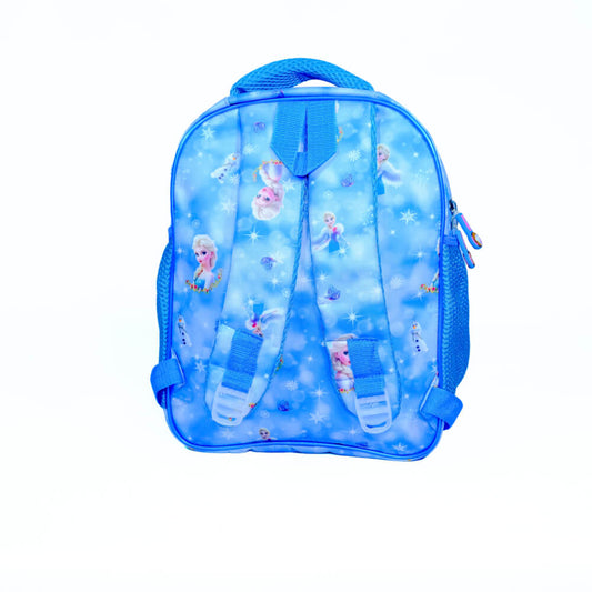 Ice princess heart kids school backpack – side view