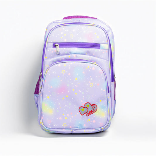 Lavender Starry Hearts Backpack