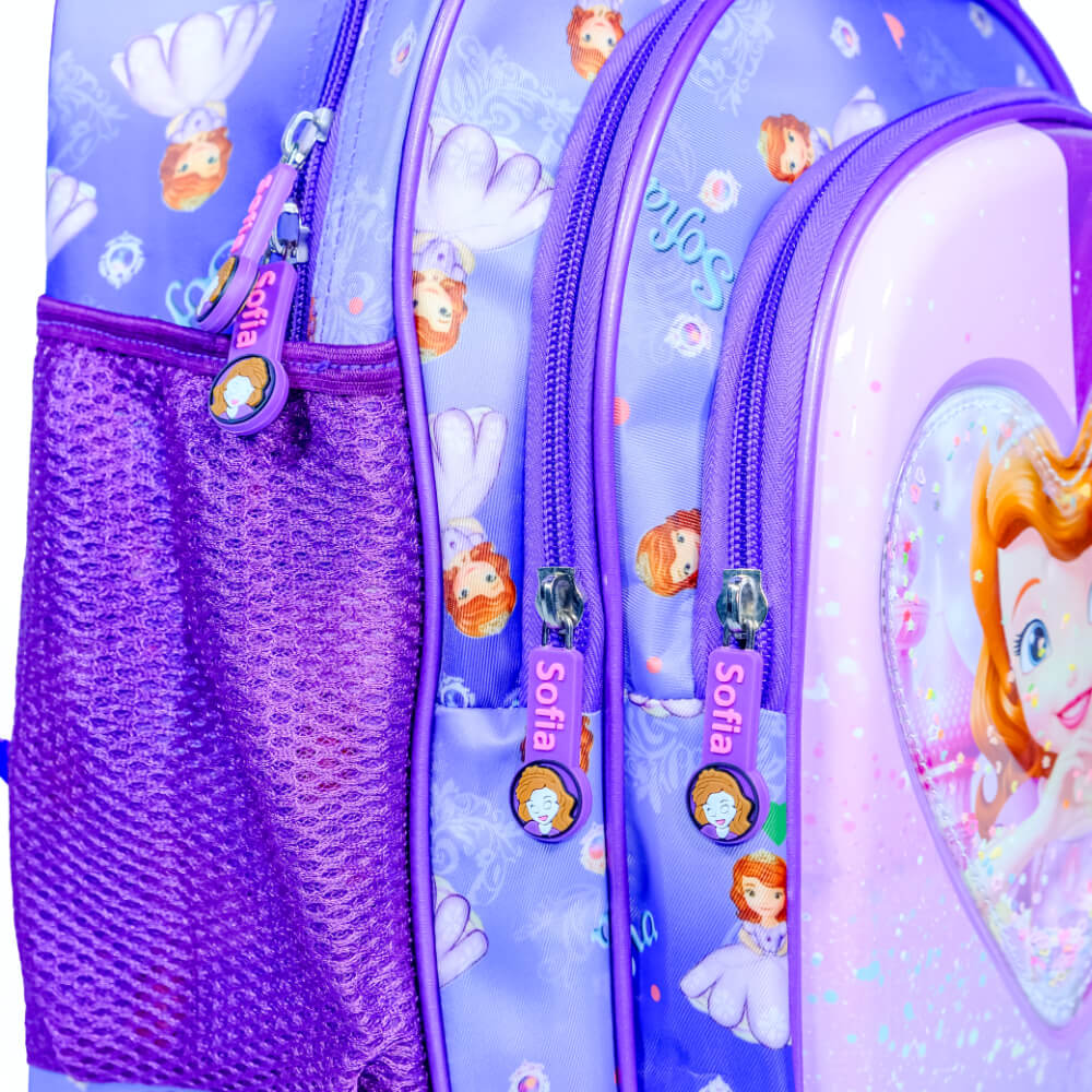 Purple Princess Heart Backpack