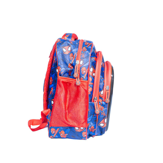 Spider hero kids school bag – side view